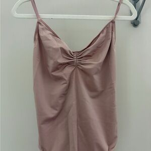 Elegant Pink Bullet Pointe Leotard